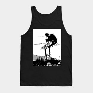 Extreme Skateboarder - Deck Grab Tank Top